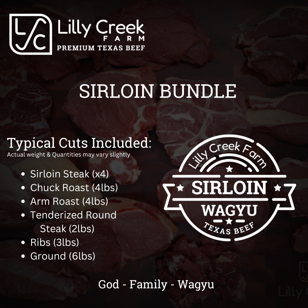 Wagyu Sirloin Bundle - 23 lbs